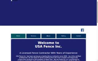 USA Fence INC. website
