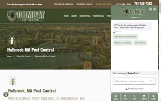 Combat Pest Control of Holbrook website