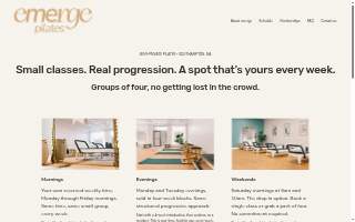 emerge pilates website