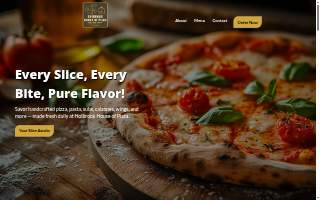 Holbrook House of Pizza website