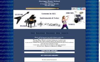 Horrigan Music School of Holbrook website