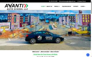Avanti Auto School - Escuela de Manejo / Condução website