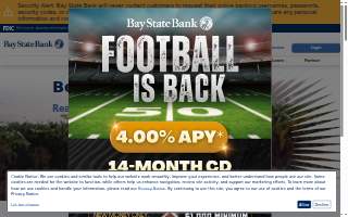 Bay State Bank website