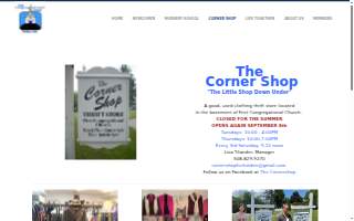 Corner Shop At The First Congregational Church website