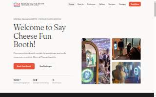 Say Cheese Fun Booth - Photo Booths website