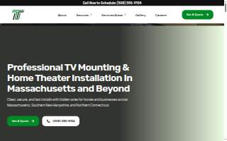 Topline TV Mounting and Home Theater Services of Holden website