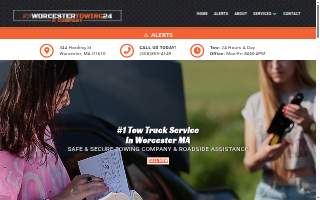 Worcester Towing 24 of Holden website
