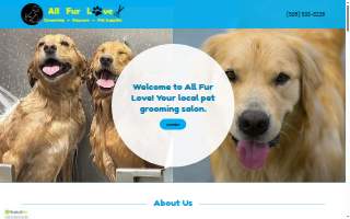 All Fur Love Pet Grooming of Holliston website