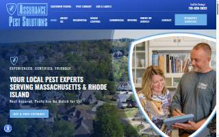 Assurance Pest Solutions of Holliston website