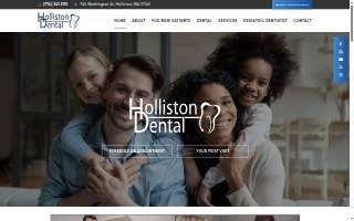 Holliston Dental Associates website