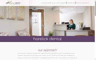 Holliston Family Dental website