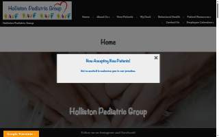 Holliston Pediatric Group website