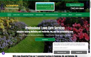 Lawn Management of Holliston website
