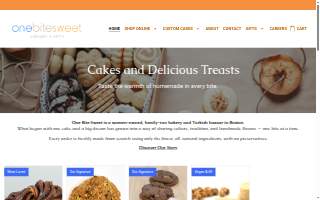 Onebitesweet LLC website