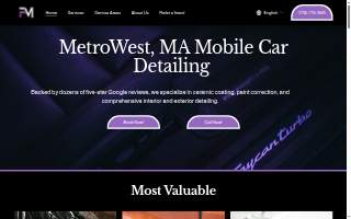 Pure Magic Detailing of Holliston website