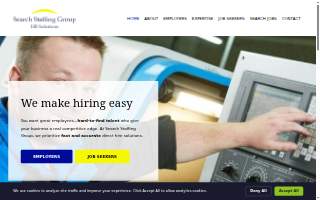 Search Staffing Group website