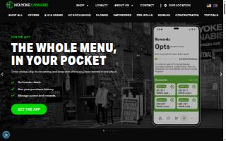 Holyoke Cannabis Dispensary website