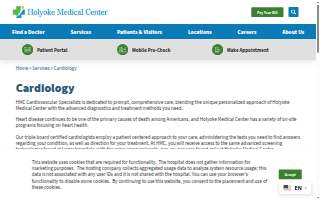 Holyoke Medical Center Cardiovascular Center website