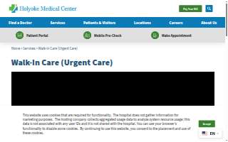 Holyoke Medical Center Chicopee - WALK-IN CARE website