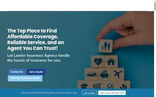 Lawler Insurance Agency website
