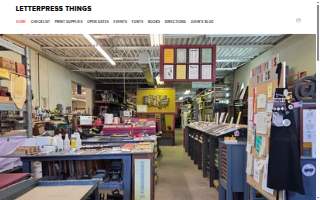 Letterpress Things llc website