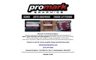 Promark Graphics of Easthampton website