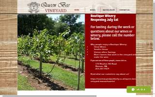 Queen Bee Vineyard of Holyoke website