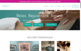 Renew.calm website