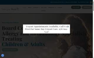 Allergy West of Hudson website