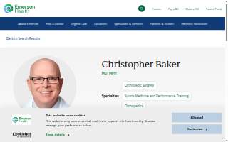 Christopher Baker, MD website