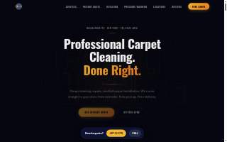 Elite Carpet Cleaning Pros website