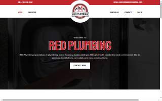 RED Plumbing website