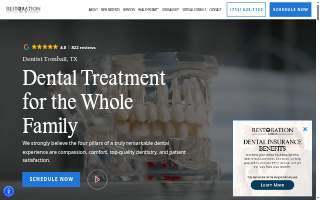 Restoration Smiles: Adult & Pediatric Dentistry website
