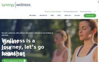 Synergy Wellness Center website