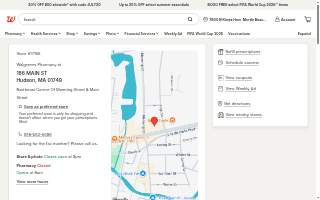 Walgreens Pharmacy of Hudson website