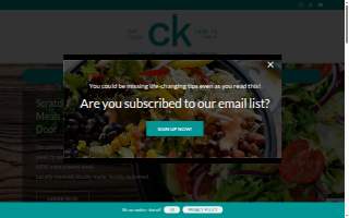 Clandestine Kitchen website