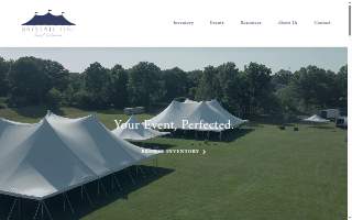 Baystate Tent and Party website