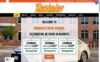 Berkeley Auto School, Inc. of Lawrence website