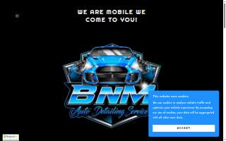 BNM Auto Detail website