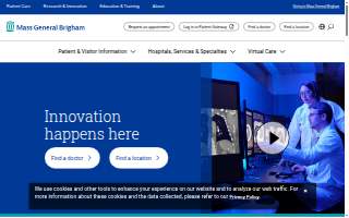 Mass General Brigham (Lawrence) website