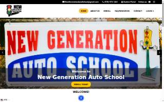 New Generation Auto School of Lawrence website