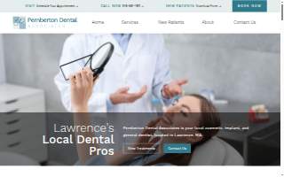 Pemberton Dental Associates website