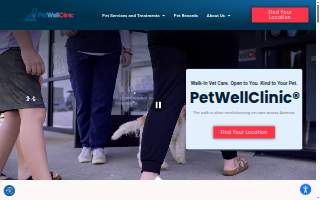 PetWellClinic - Methuen website