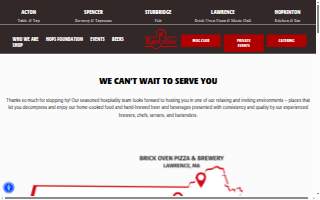 Rapscallion Brick Oven Pizza and Brewery website