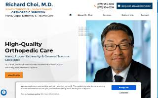 Richard Choi Orthopaedics website