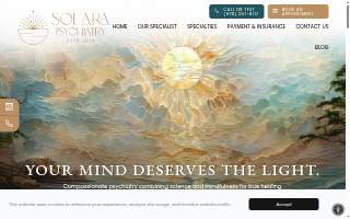 Solara Psychiatry PLLC. website