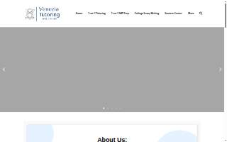 Venezia Tutoring of Lawrence website