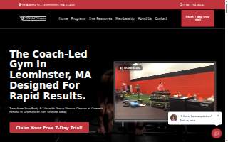 Commit Fitness website