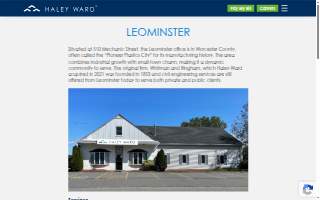 Haley Ward, Inc. website