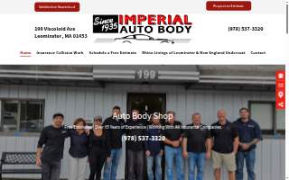 Imperial Auto Body website